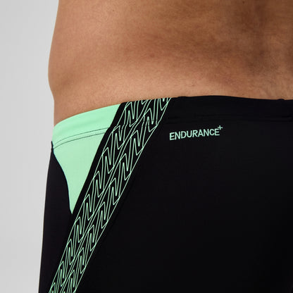 Hyperboom Splice Aquashort Black/Green | Speedo