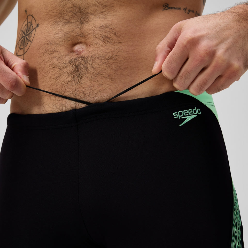 Hyperboom Splice Aquashort Black/Green | Speedo