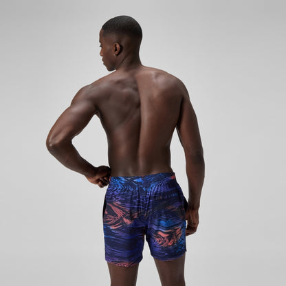 Redondo Edge Printed 40cm Swim Shorts Blue | Speedo
