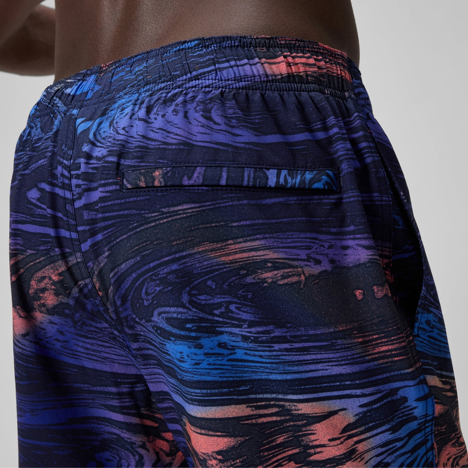 Redondo Edge Printed 40cm Swim Shorts Blue | Speedo
