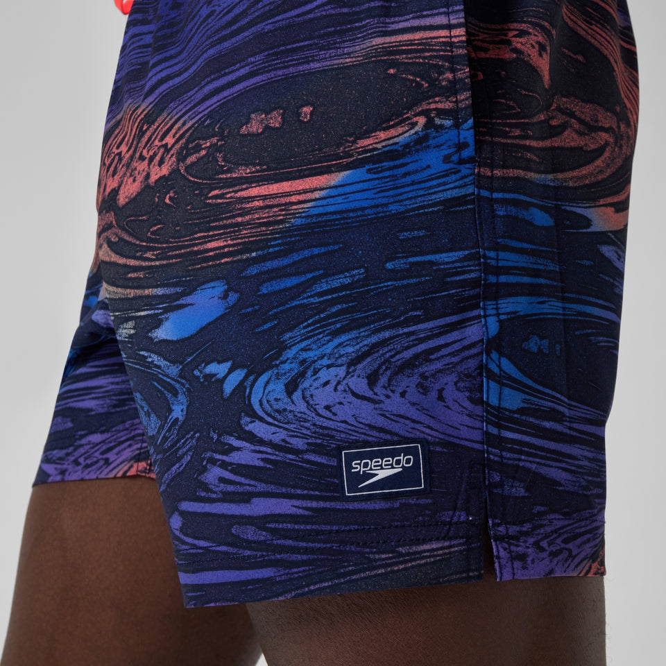 Redondo Edge Printed 40cm Swim Shorts Blue | Speedo
