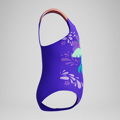 Infant Girls Learn to Swim Printed Swimsuit Purple | Speedo