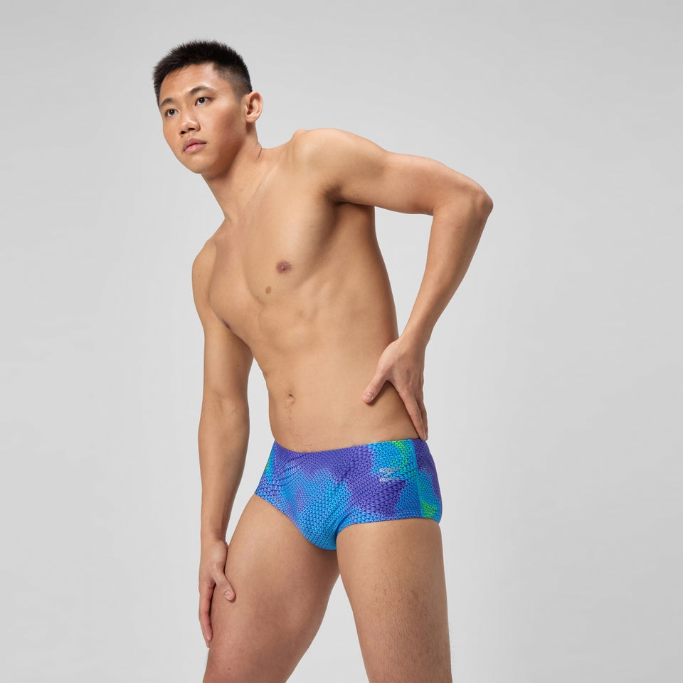 Club Training Printed 13.5cm Brief Blue | Speedo