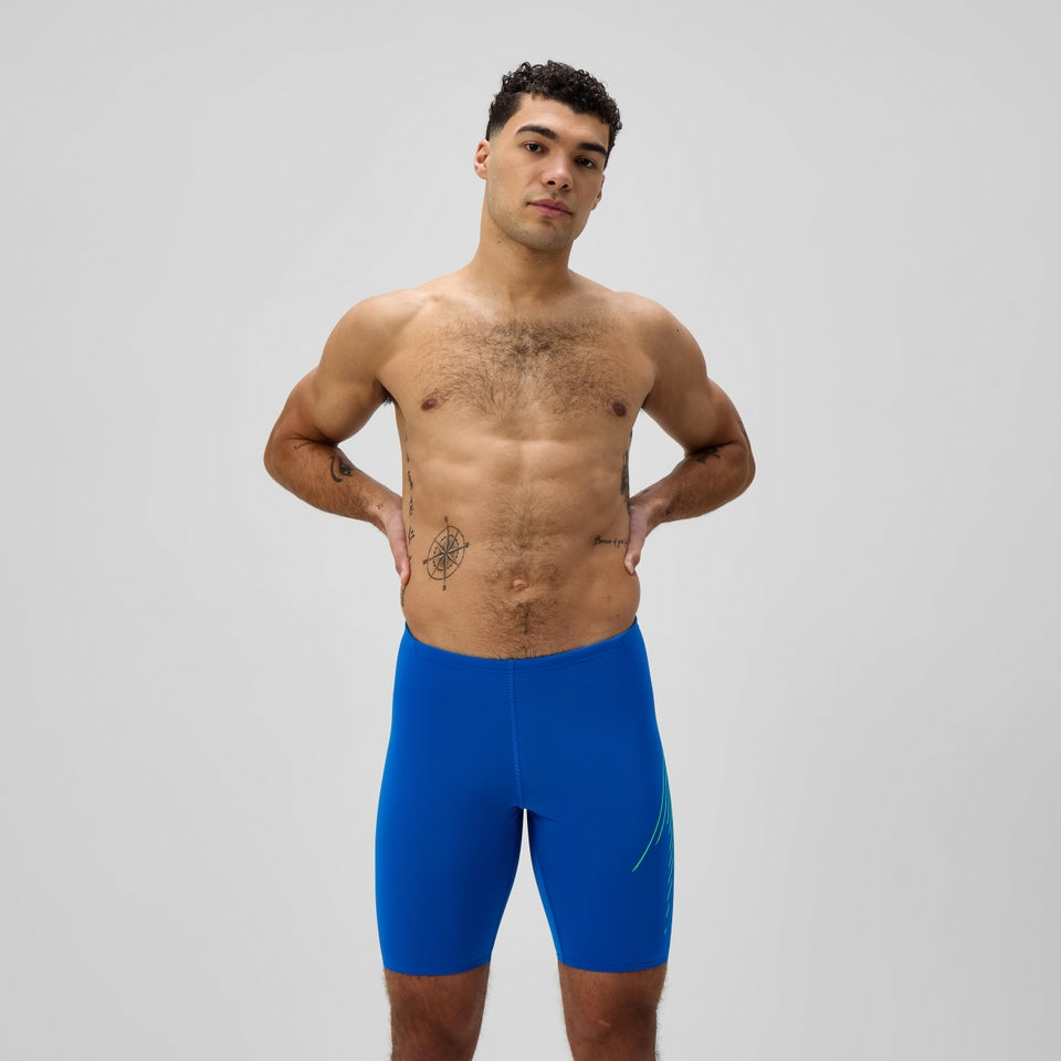 Hyperboom Placement Jammer Blue/Green | Speedo