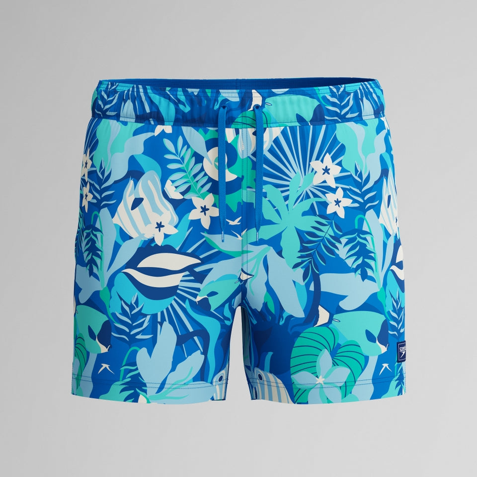 Redondo Edge Printed 35cm Swim Shorts Blue | Speedo