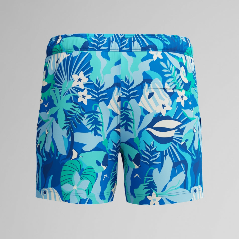 Redondo Edge Printed 35cm Swim Shorts Blue | Speedo