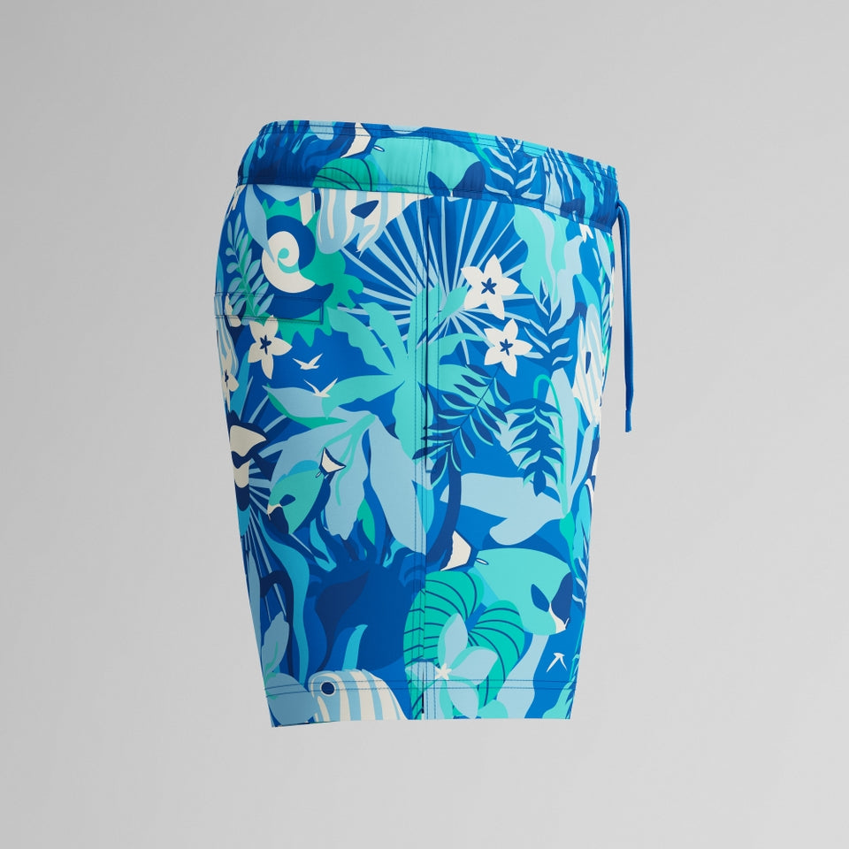 Redondo Edge Printed 35cm Swim Shorts Blue | Speedo