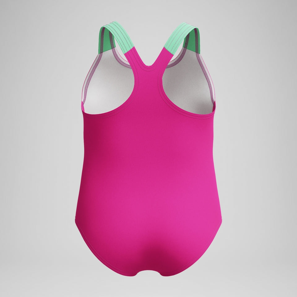 Infant Girls Learn to Swim Printed Swimsuit Pink | Speedo