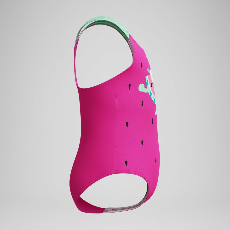 Infant Girls Learn to Swim Printed Swimsuit Pink | Speedo