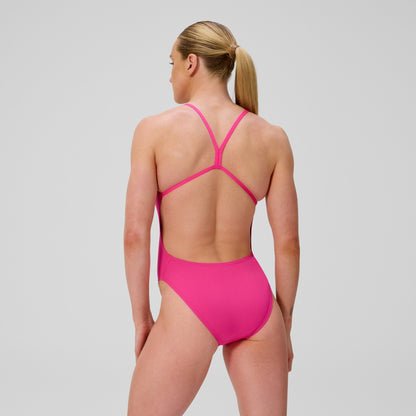 Club Training Solid V-Back 2.0 Swimsuit Pink | Speedo