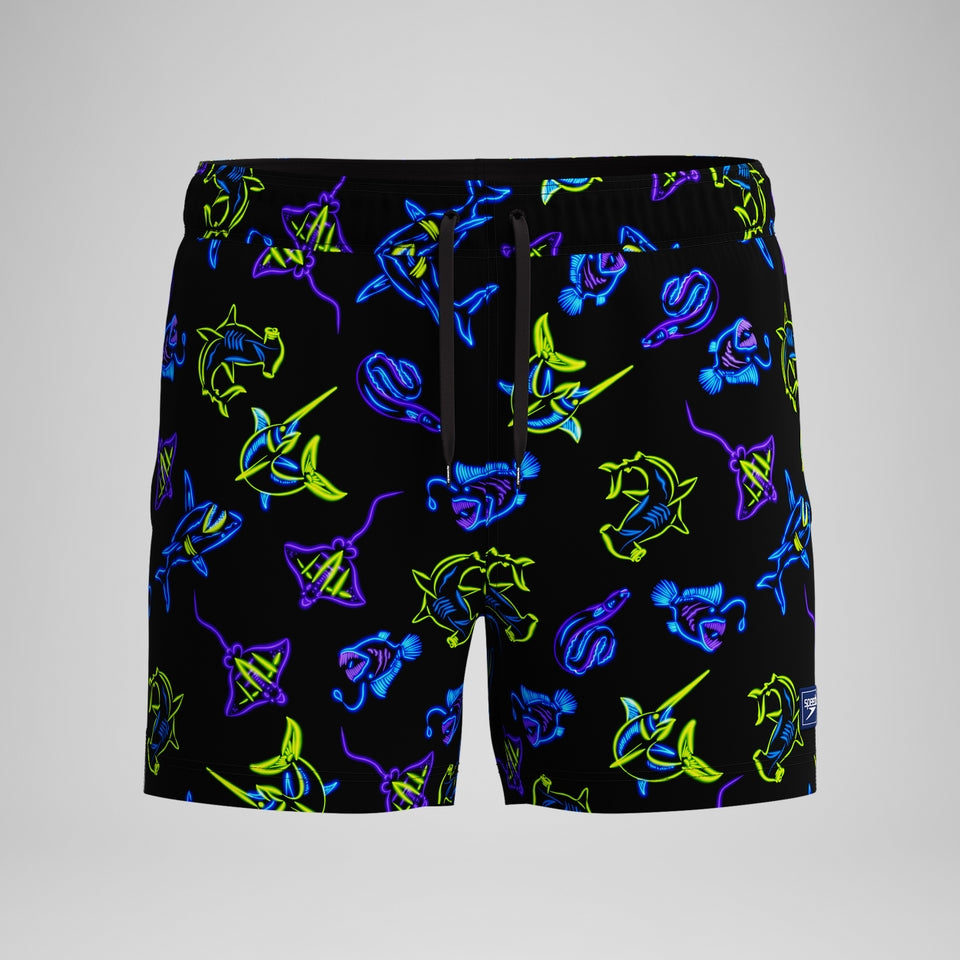 Redondo Edge Printed 35cm Swim Shorts Navy | Speedo