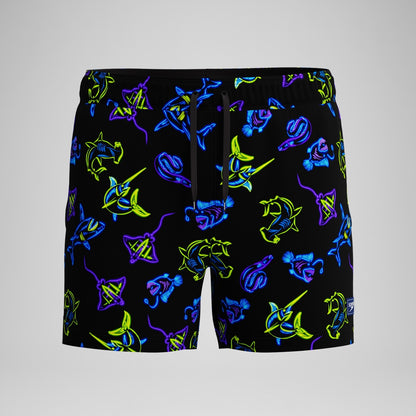 Redondo Edge Printed 35cm Swim Shorts Navy | Speedo