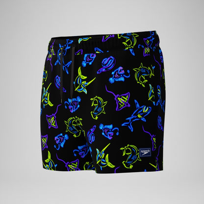Redondo Edge Printed 35cm Swim Shorts Navy | Speedo