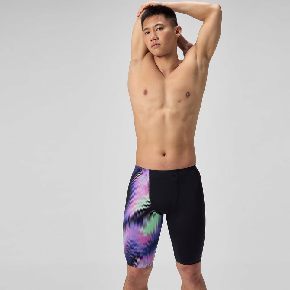 Club Training Printed Jammer Black/Purple | Speedo