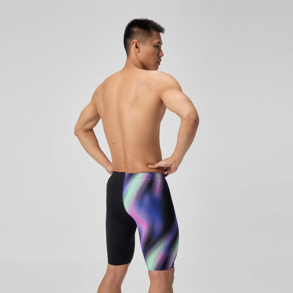 Club Training Printed Jammer Black/Purple | Speedo