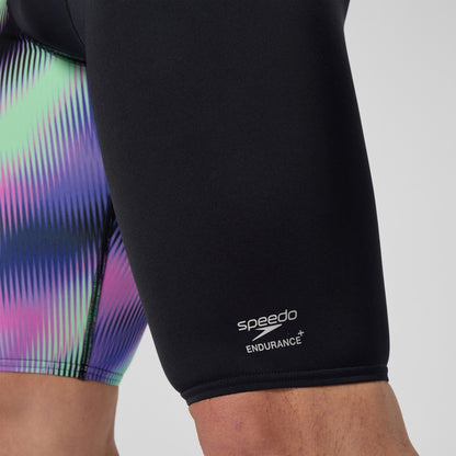 Club Training Printed Jammer Black/Purple | Speedo