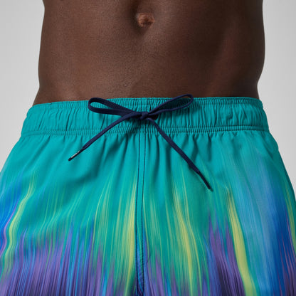 Redondo Edge Printed 40cm Swim Shorts Green/Blue | Speedo