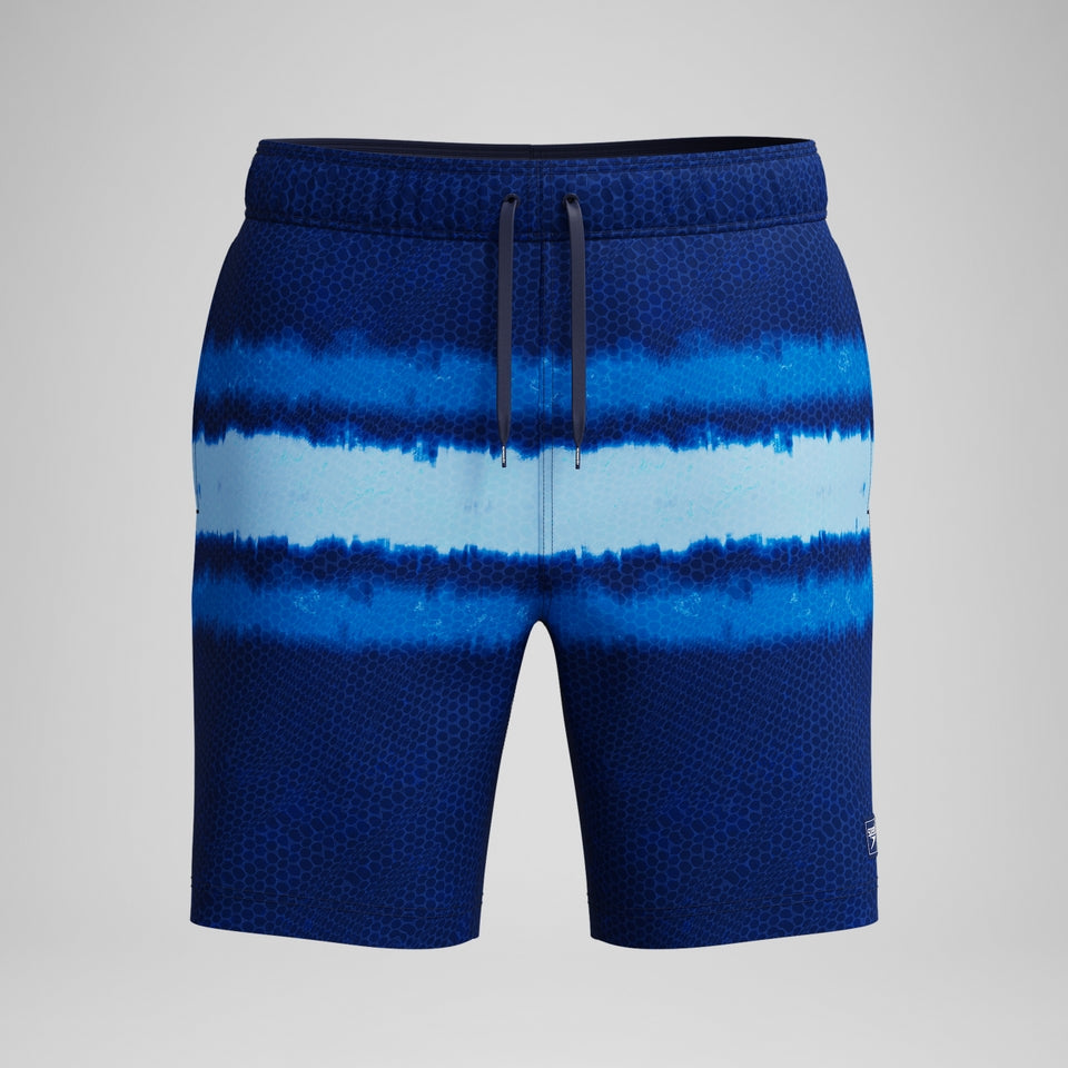 Redondo Edge Printed 45cm Swim Shorts Navy/Blue | Speedo