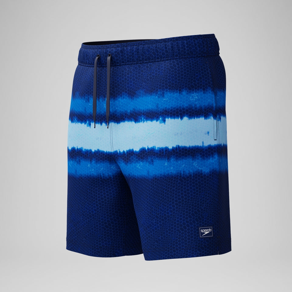 Redondo Edge Printed 45cm Swim Shorts Navy/Blue | Speedo