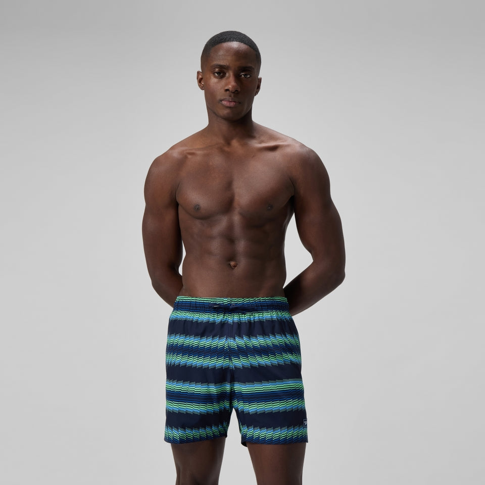 Redondo Edge Printed 40cm Swim Shorts Blue | Speedo