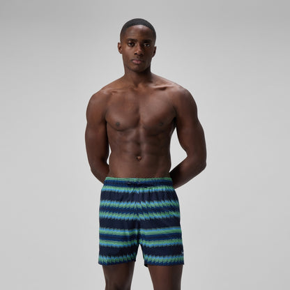 Redondo Edge Printed 40cm Swim Shorts Blue | Speedo
