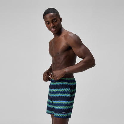 Redondo Edge Printed 40cm Swim Shorts Blue | Speedo
