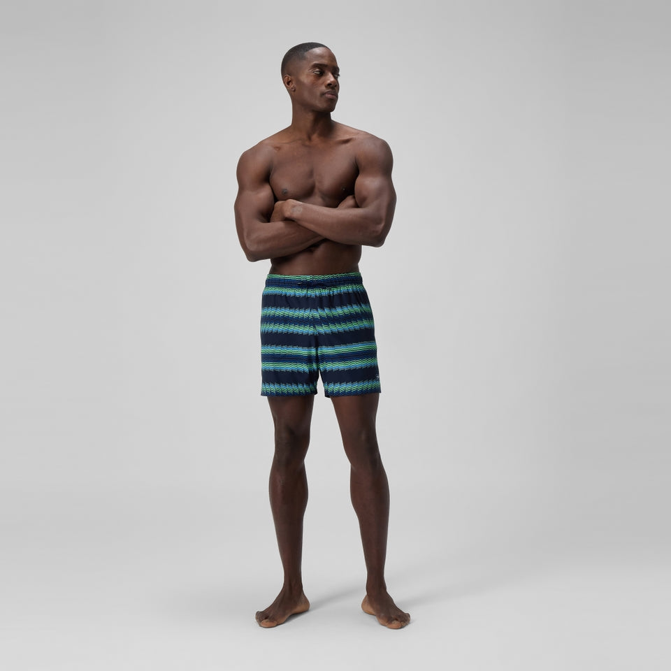 Redondo Edge Printed 40cm Swim Shorts Blue | Speedo