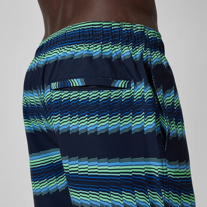 Redondo Edge Printed 40cm Swim Shorts Blue | Speedo
