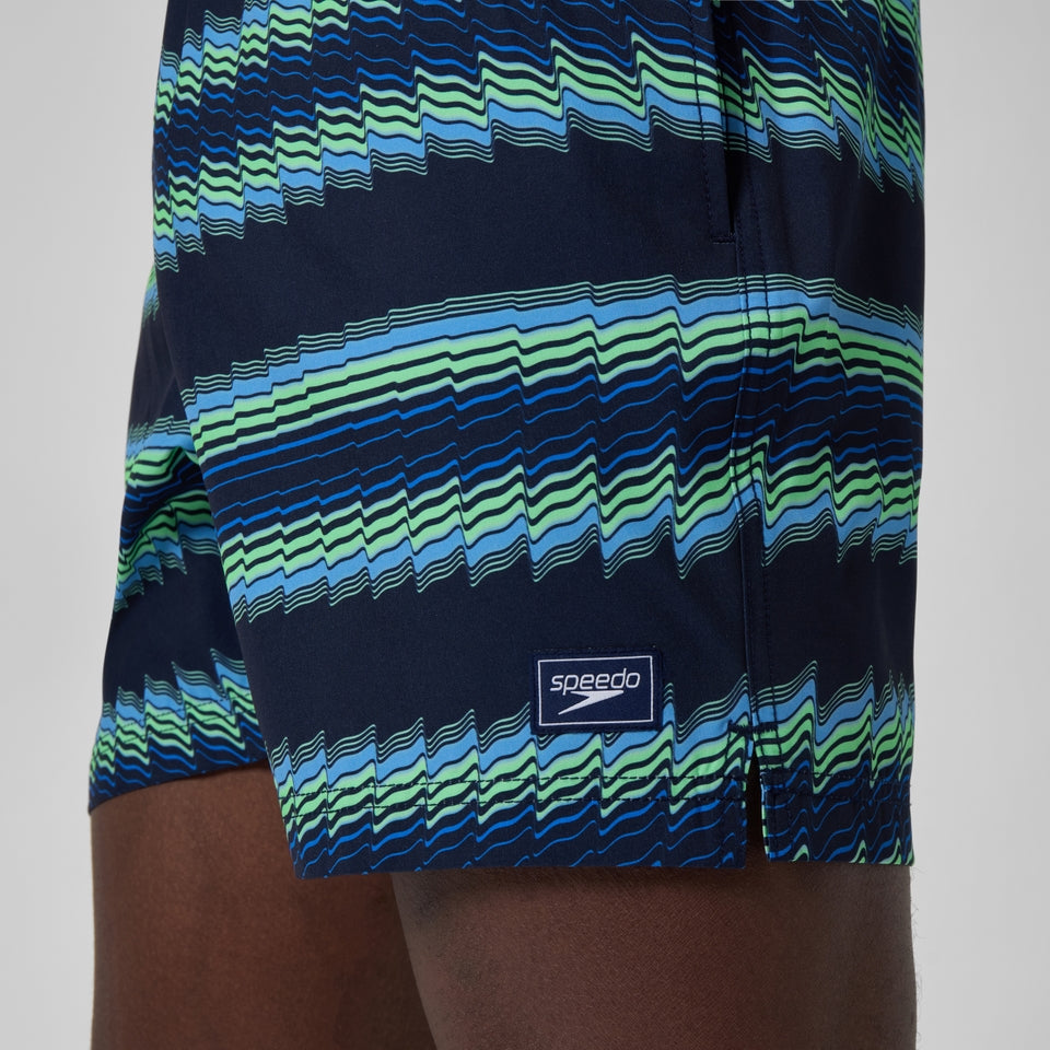 Redondo Edge Printed 40cm Swim Shorts Blue | Speedo