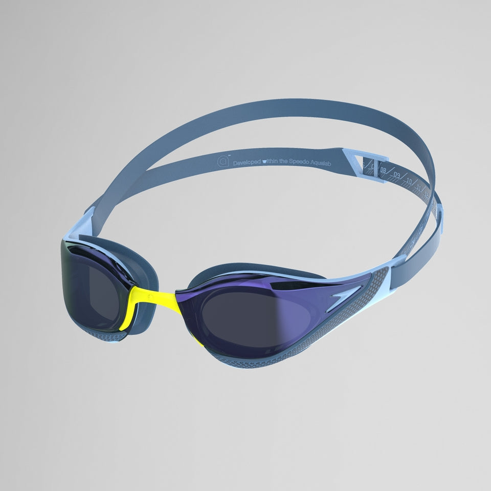 Adult Fastskin Pure Focus Mirrored Goggles Blue/Grey | Speedo