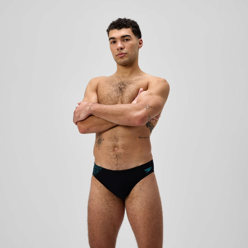 Endurance+ MAX Tech Panel 7cm Brief Black | Speedo