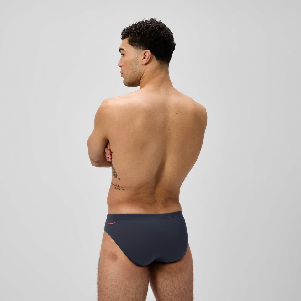 Hyperboom Splice Brief Grey/Orange | Speedo