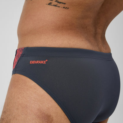 Hyperboom Splice Brief Grey/Orange | Speedo
