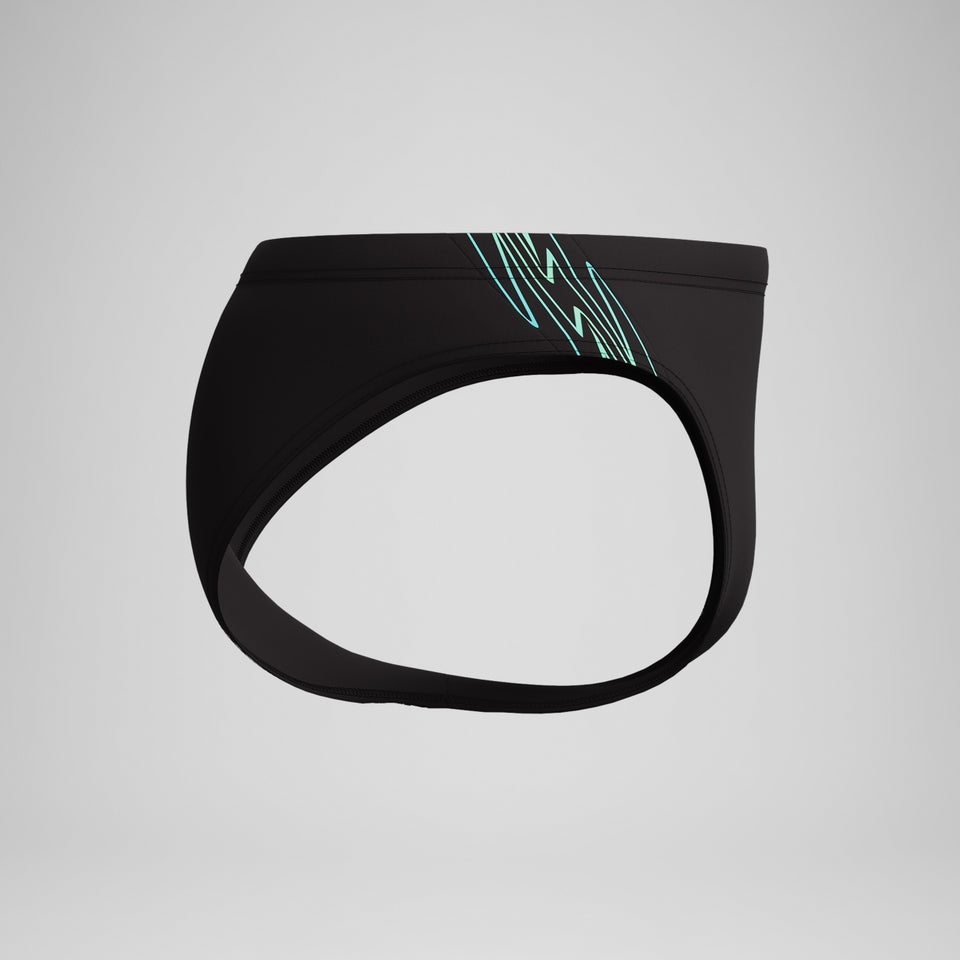 Hyperboom Splice Brief Black/Green | Speedo