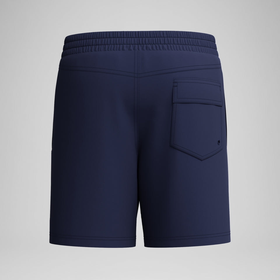 Boys Medley Logo 38cm Swim Shorts Navy/Blue | Speedo