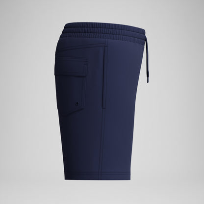Boys Medley Logo 38cm Swim Shorts Navy/Blue | Speedo