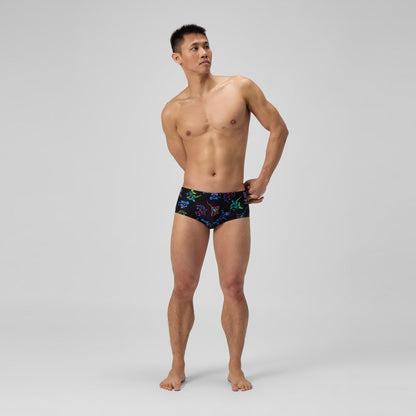 Club Training Printed 13.5cm Brief Black/Blue | Speedo