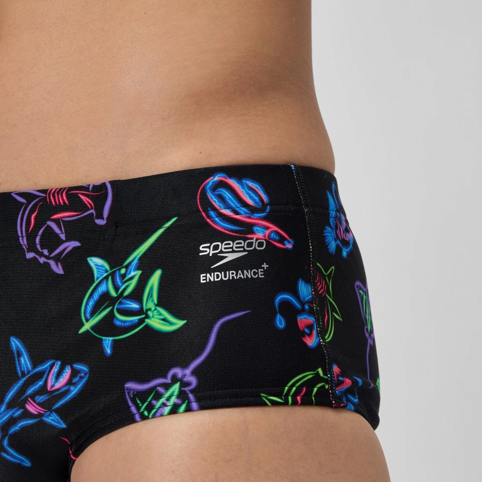 Club Training Printed 13.5cm Brief Black/Blue | Speedo