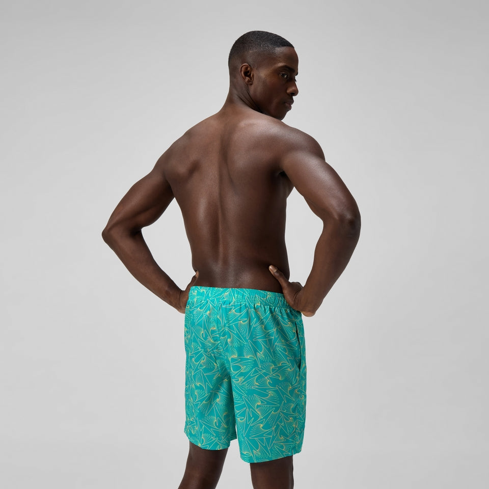 Xpress Lite Allover 45cm Swim Shorts Turquoise | Speedo