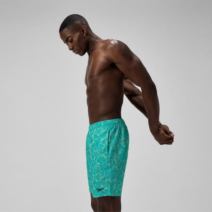 Xpress Lite Allover 45cm Swim Shorts Turquoise | Speedo