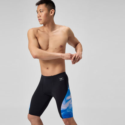 Club Training Printed Splice Jammer Black/Blue | Speedo