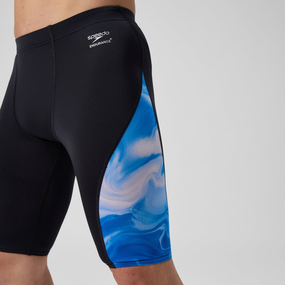 Club Training Printed Splice Jammer Black/Blue | Speedo