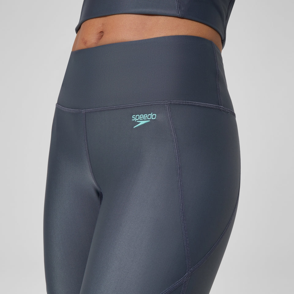 Solid Panel Leggings Grey | Speedo