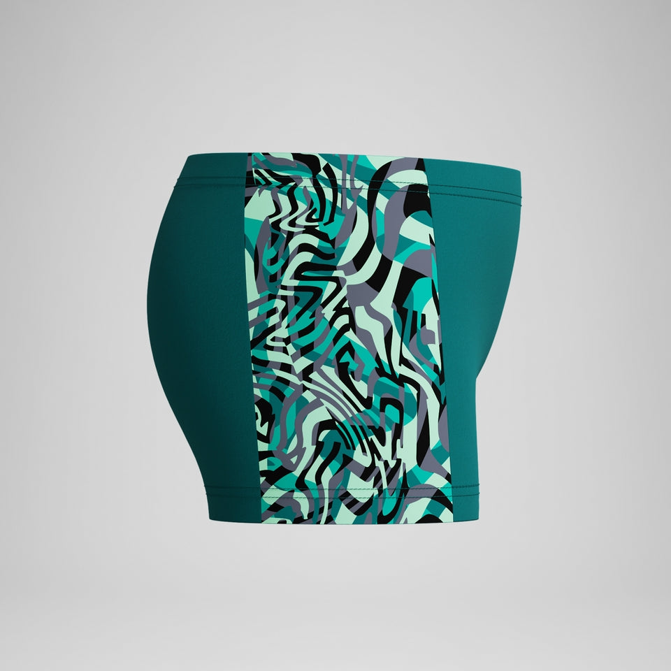 Boys Panel Aquashort Green | Speedo