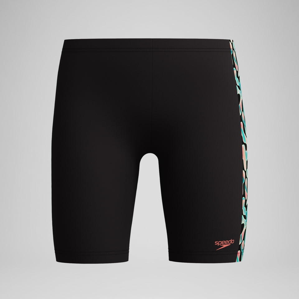 Boys Panel Jammer Black/Orange | Speedo