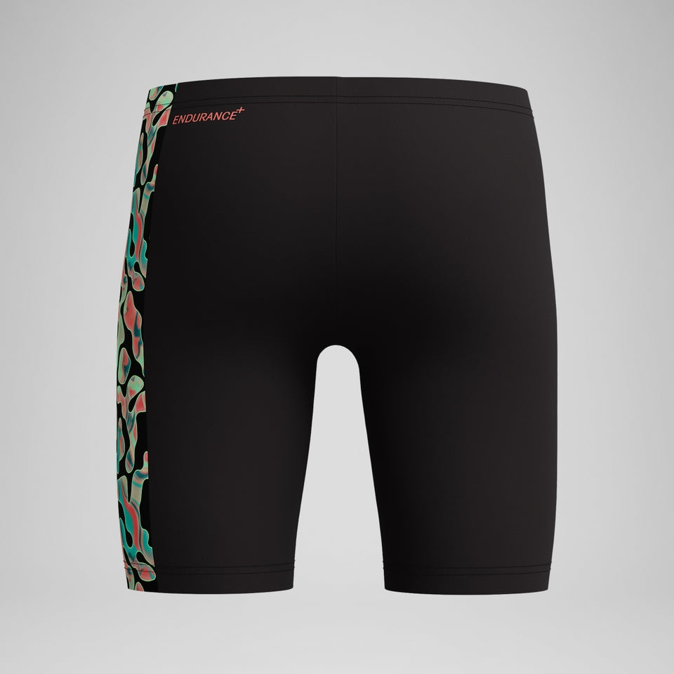 Boys Panel Jammer Black/Orange | Speedo