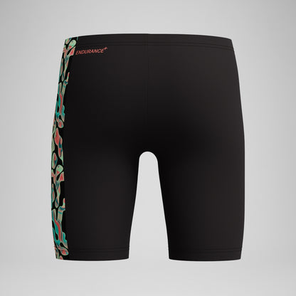 Boys Panel Jammer Black/Orange | Speedo