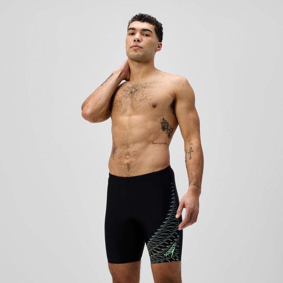 Medley Logo Jammer Black/Green | Speedo