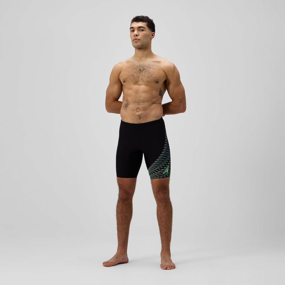 Medley Logo Jammer Black/Green | Speedo