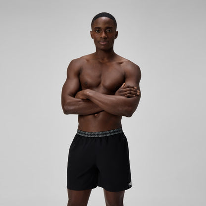 Hyperboom Band 40cm Swim Shorts Black/Dark Grey | Speedo